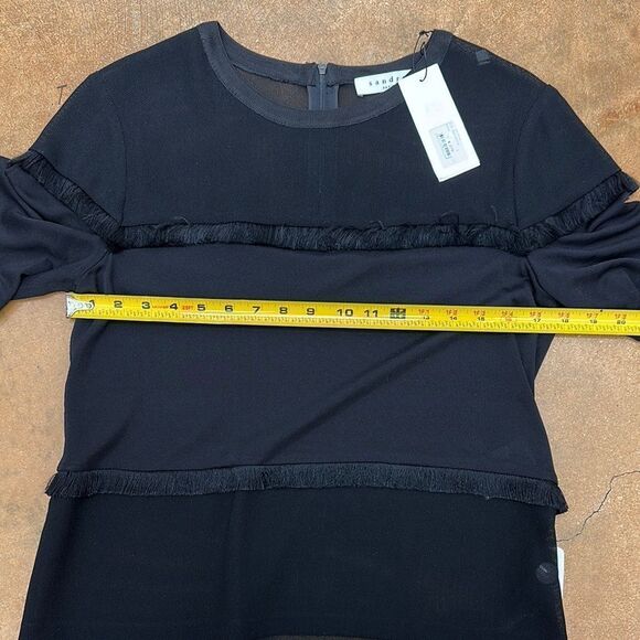 Sandro Black Eurielle noir 3 NWT - Picture 6 of 7
